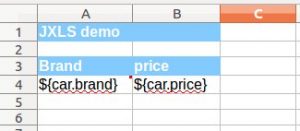 Excel file template