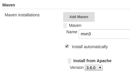 maven tool installation in jenkins